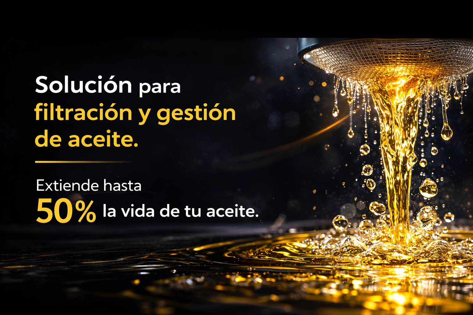 Gestión eficiente de aceite de cocina